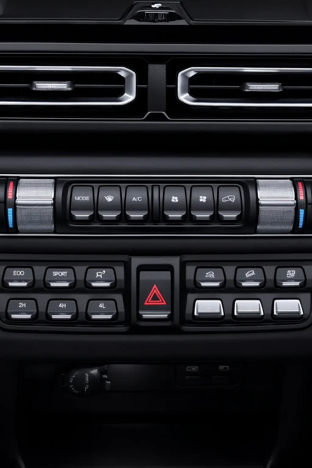 Intuitive Control Buttons